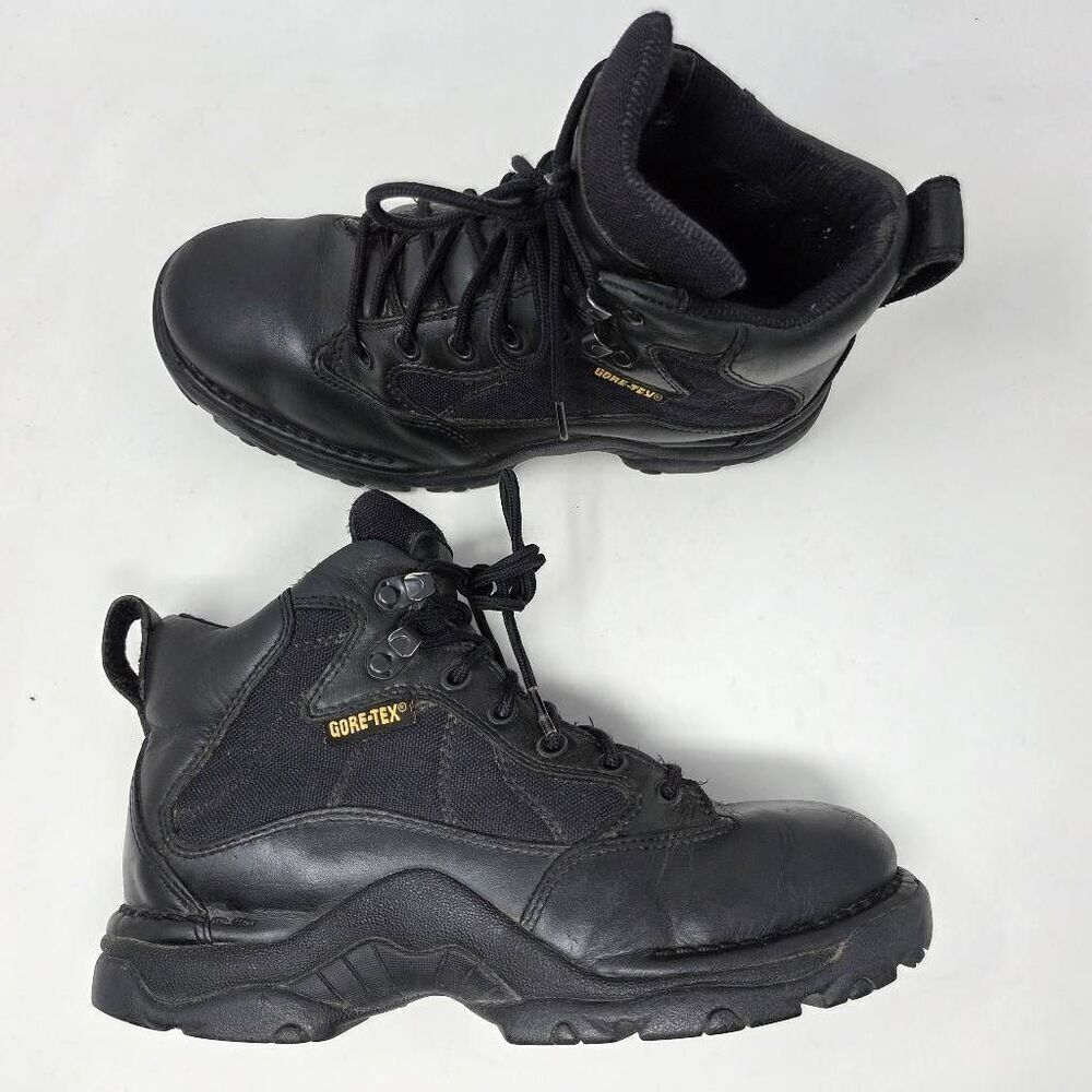 DANNER STRIKER 45 GTX POLICE MILITARY BOOTS BLACK LEATHER MENS SIZE 7 D 42900